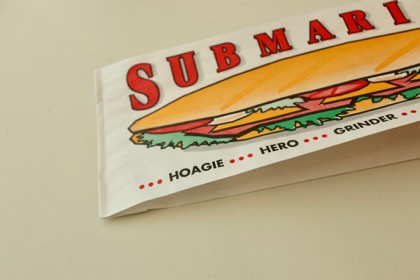 アメリカ　大きなサンドイッチ袋　サブマリンの商品写真