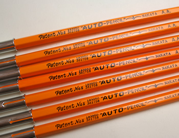 【メーカー廃番】OHTO 鉛筆型木軸ボールペン（キャップ付）の商品写真
