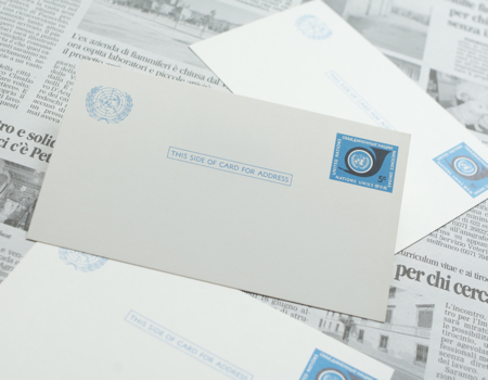 【メーカー廃番】国連郵政 カード 1969年