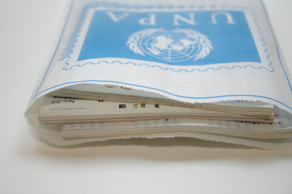 国連郵政の紙袋の商品写真
