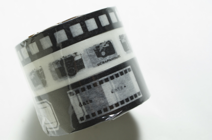 【取扱終了】マスキングテープ 3巻セット カメラ　の商品写真