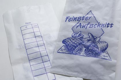 【取扱終了】ドイツ お肉屋さん用 ハム＆ソーセージ 紙袋の商品写真