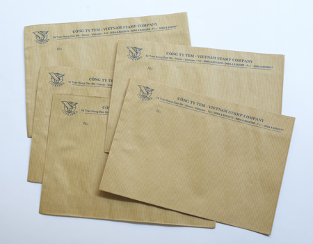【取扱終了】ベトナム郵政紙袋 5枚セット