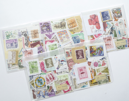【期間限定】世界の消印つき切手