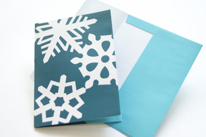 【取扱終了】クリスマスカード Pop-Up 雪の結晶の商品写真