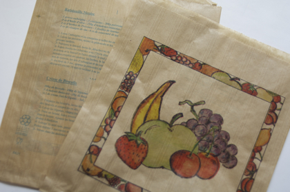 【取扱終了】フランス 果物やさんの袋（額縁）の商品写真