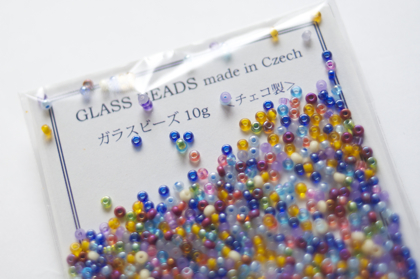 【取扱終了】【期間限定】チェコのガラスビーズ 10gの商品写真