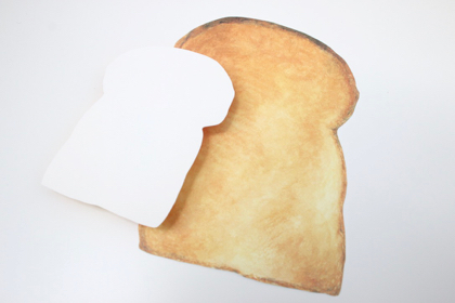 【取扱終了】こんがりパンの型抜きカードセット（4枚）の商品写真