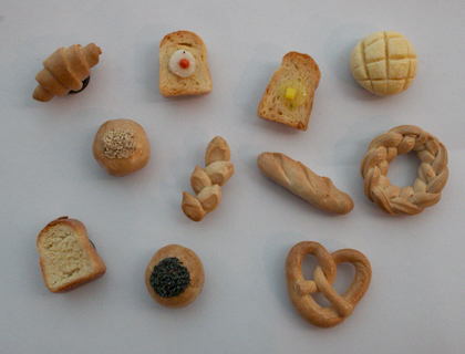 【取扱終了】マグネット（クロワッサン／ねじりパン／ベーコンエピ）の商品写真