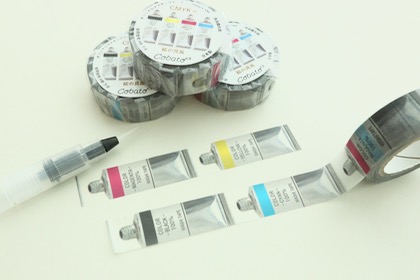 【メーカー廃番】cobato　絵の具マスキングテープの商品写真