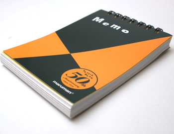 【メーカー廃番】図案印刷50th記念限定『リングノートブック』A7E