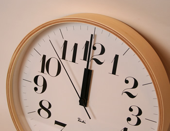 Riki clock　電波時計の商品写真