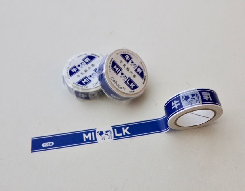 Cobato コバト Cobato 牛乳瓶の帯マスキングテープのインターネット通販 山田文具店 インテリア雑貨セレクトショップ