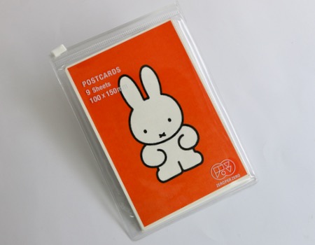 MIFFY POSTCARD SET　MIFFY AND FRIENDS（オレンジ）