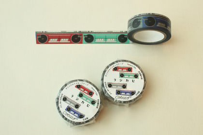 【取扱終了】cobato　ラジカセ風マスキングテープの商品写真