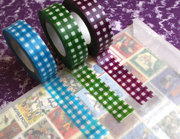 【取扱終了】ギンガムチェック　マスキングテープの商品写真