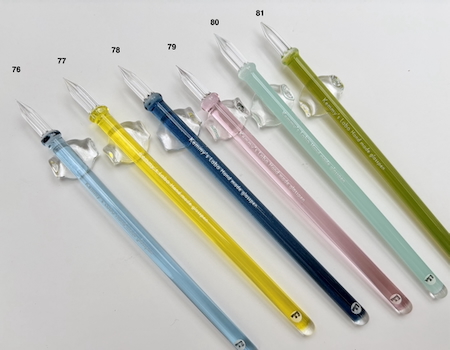 2025年 Kemmy's Labo ほそ軸 ガラスペン F細字/B中字 76〜81