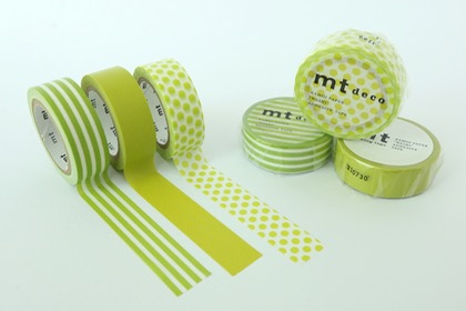 マスキングテープ　ライトグリーンカラーの商品写真
