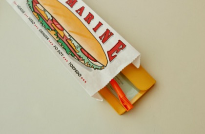 アメリカ　大きなサンドイッチ袋　サブマリンの商品写真