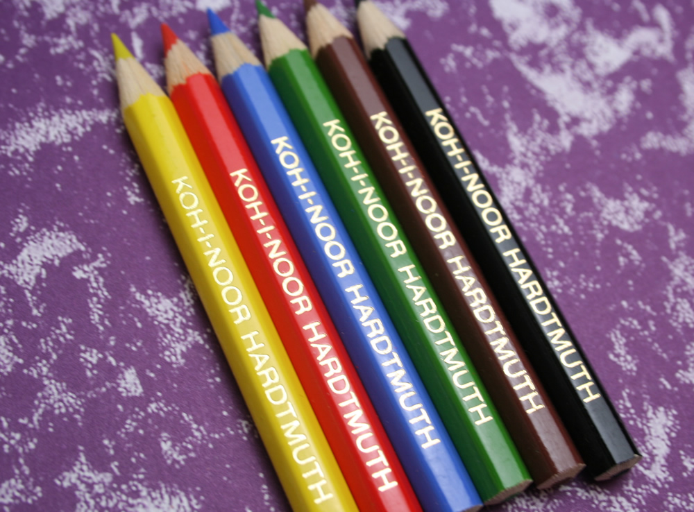 メーカー廃番】色鉛筆 6色/KOH-I-NOOR コヒノール（）の