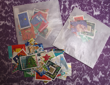 【メーカー廃番】使用済みクリスマス切手　30枚セットの商品写真