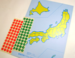 日本地図　シールセット