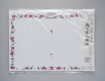 飾り原稿用紙　薔薇園