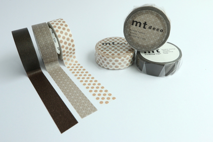 マスキングテープ　ブラウンカラーの商品写真