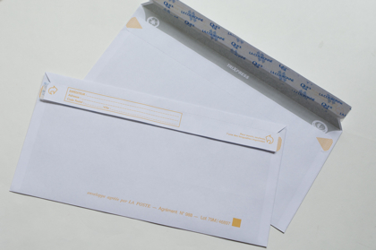 【取扱終了】フランス ラポスト公認 横長封筒 5枚セットの商品写真