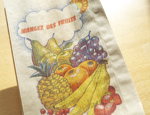 フランスのマルシェ袋 フルーツ