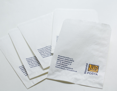 【取扱終了】スロバキア郵政ロゴ入り袋 5枚セット