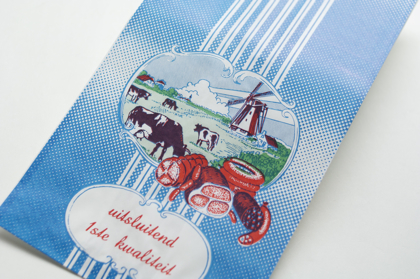 【取扱終了】オランダのお肉屋さんの紙袋の商品写真
