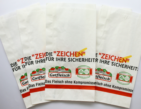 ドイツ お肉屋さん用 ZEICHEN安心マーク 紙袋