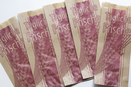 ドイツ パン屋さん 小麦  紙袋の商品写真
