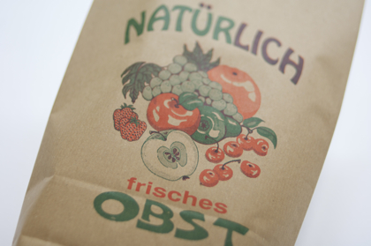 ドイツ フルーツ屋さん OBST 紙袋の商品写真