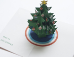クリスマスカード Pop-Up Festive Tree 