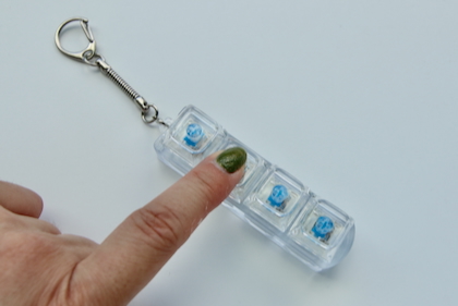 キーボードキーホルダーの商品写真