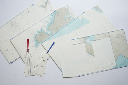 海図 ブックカバーセット文庫の商品写真