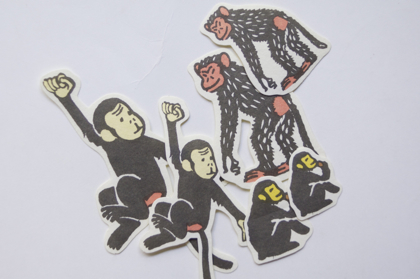 【メーカー廃番】ナンシー関の動物シール 猿の商品写真