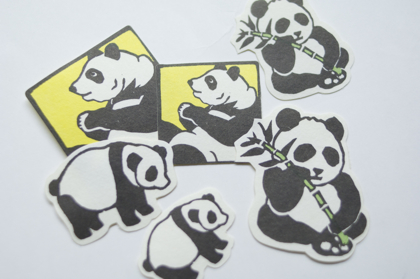 【取扱終了】ナンシー関の動物シール パンダの商品写真