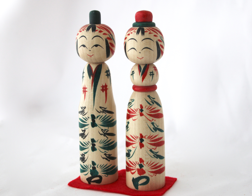 メーカー廃番】【期間限定】早坂政弘工人 5寸立ち雛/遠刈田系こけし