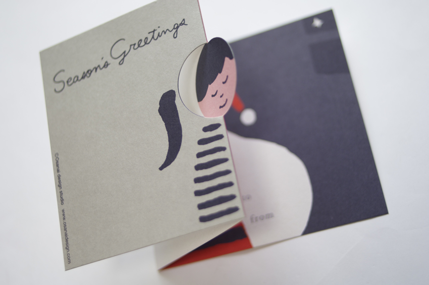 サプライズ クリスマスカード/グリーティングカード（クリスマス 