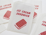 アメリカ アイスクリームサンドイッチの袋