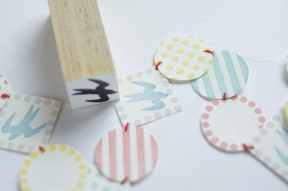 紋-mon-はんこ 飛び燕の商品写真