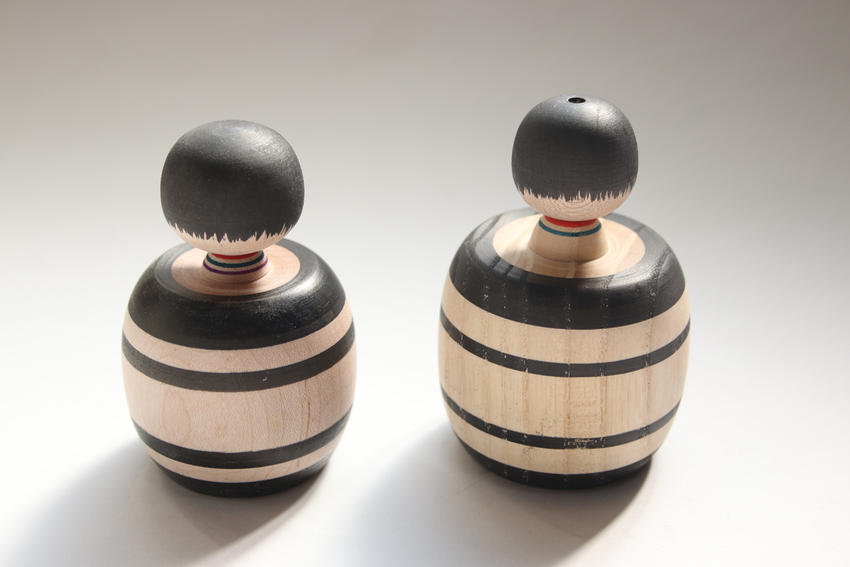 取扱終了】津軽こけし 長谷川優志工人 タル型えじこ（）の