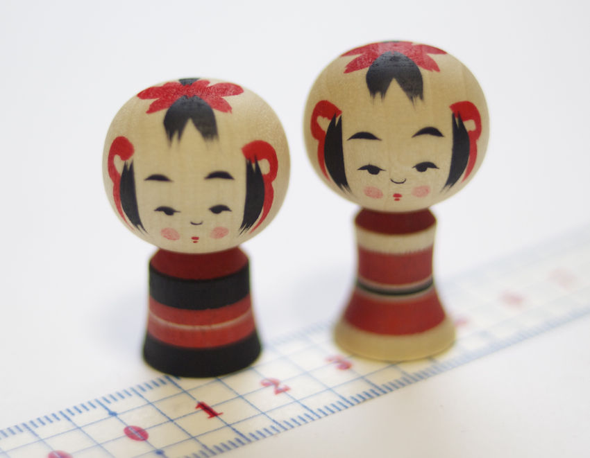 こけし 作並系 鈴木 明 工人 小さい子のセット
