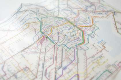 鉄道路線図クリアファイル　首都圏日本語 の商品写真