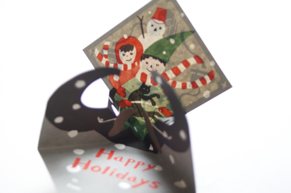【取扱終了】そりあそび クリスマスカードの商品写真