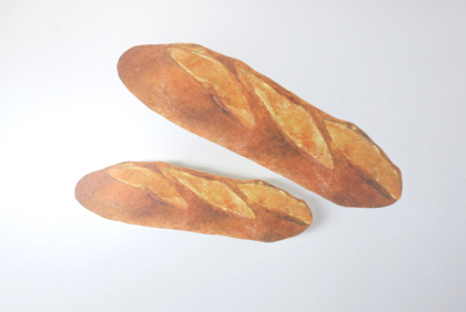 こんがりパンの型抜きカードセット（4枚）の商品写真
