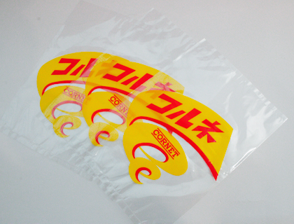 菓子パン袋（カレーパン／白あんパン-花／コルネ）の商品写真